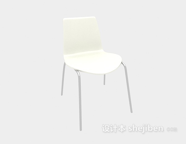 免费现代简约休闲椅3d模型下载