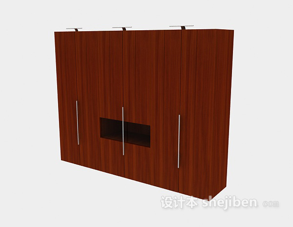 现代木质衣柜