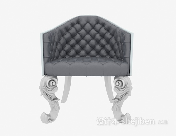 欧式风格欧式沙发休闲椅3d模型下载