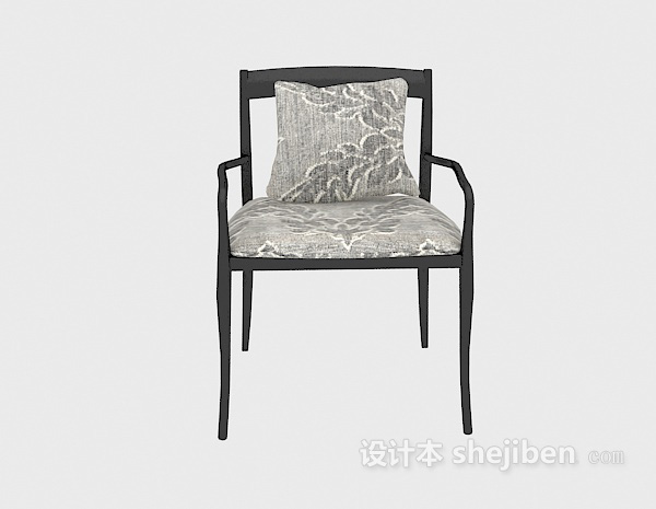 欧式风格简约欧式休闲椅3d模型下载
