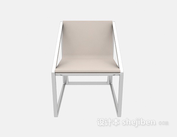 现代风格休闲靠椅3d模型下载