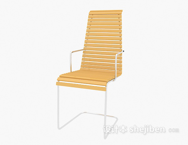 免费现代靠背休闲椅3d模型下载