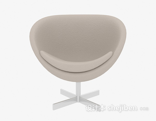 现代风格灰色现代沙发3d模型下载