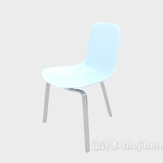 现代塑料休闲椅3d模型下载
