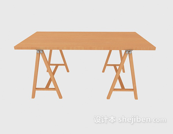 现代风格家居餐厅餐桌3d模型下载