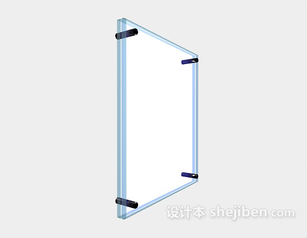 设计本玻璃相框3d模型下载