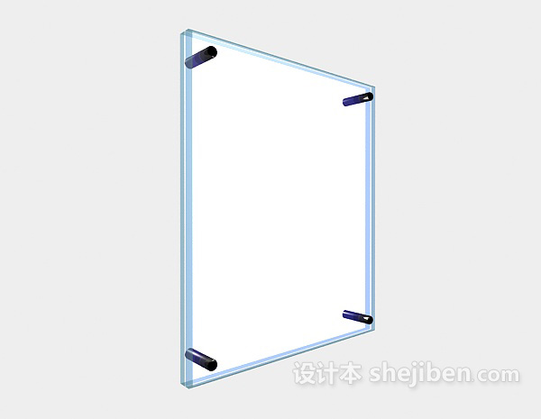 免费玻璃相框3d模型下载