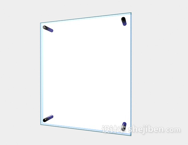 玻璃相框3d模型下载