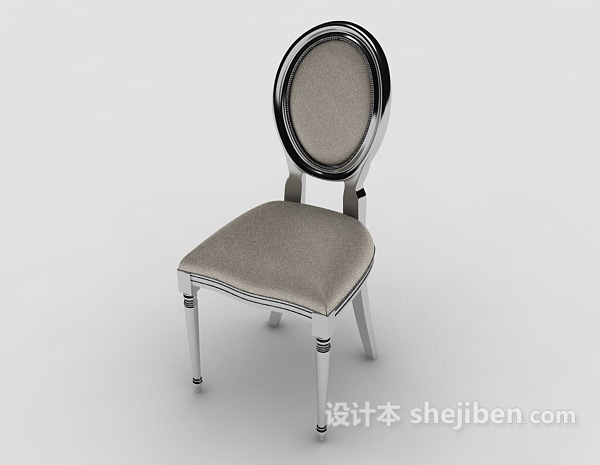 欧式风格梳妆台椅子3d模型下载