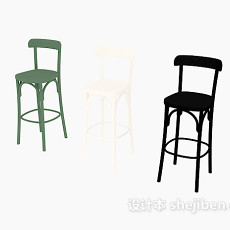 吧台椅子3d模型下载