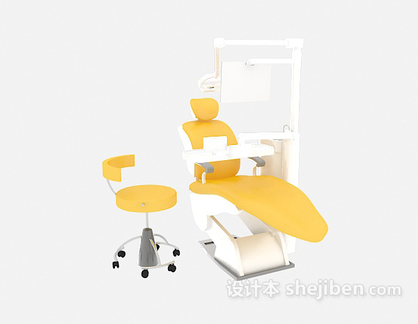 设计本牙医诊疗椅3d模型下载