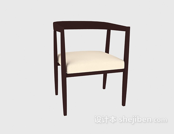 现代风格椅子3d模型下载
