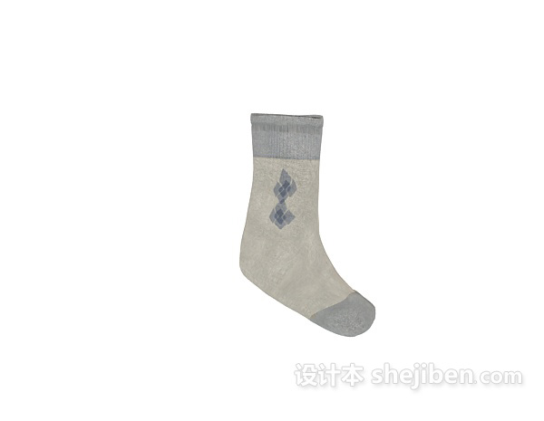 设计本男士袜子3d模型下载