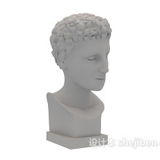 欧洲人物雕像3d模型下载