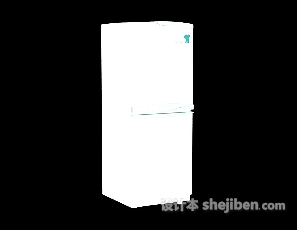 海尔冰箱3d模型下载