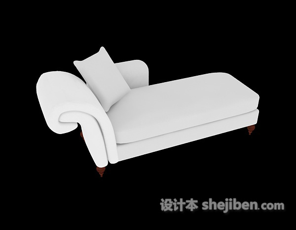 欧式风格欧式贵妃椅3d模型下载