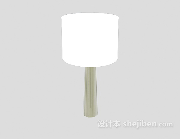 设计本现代台灯灯具3d模型下载