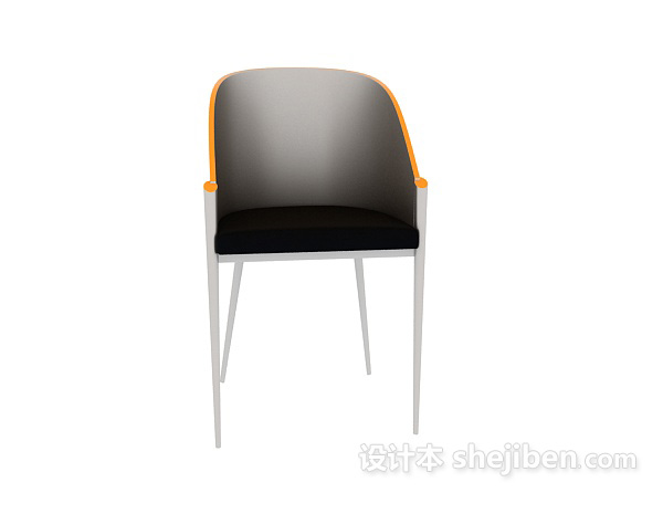 设计本现代简约椅子3d模型下载