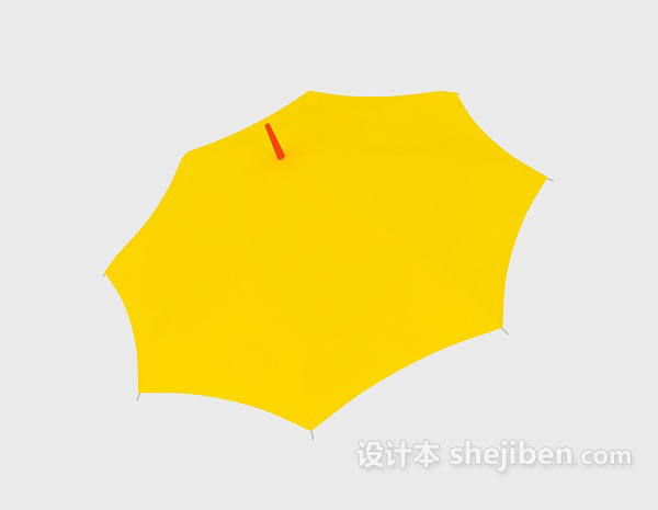 现代风格雨伞3d模型下载