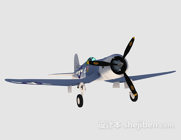 设计本飞机-战机3d模型下载