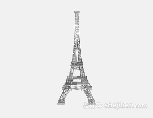 免费埃菲尔铁塔3d模型下载