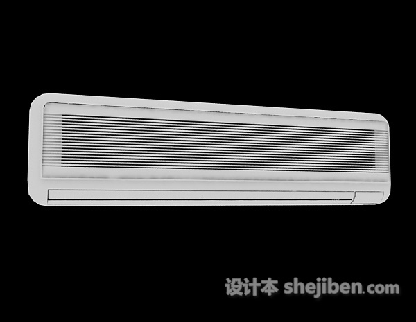 现代风格柜式空调3d模型下载