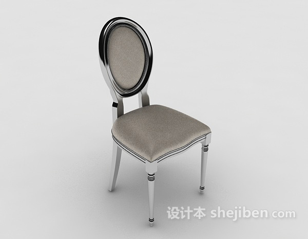 梳妆台椅子3d模型下载
