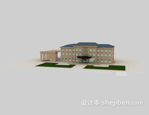 设计本建筑3d模型下载