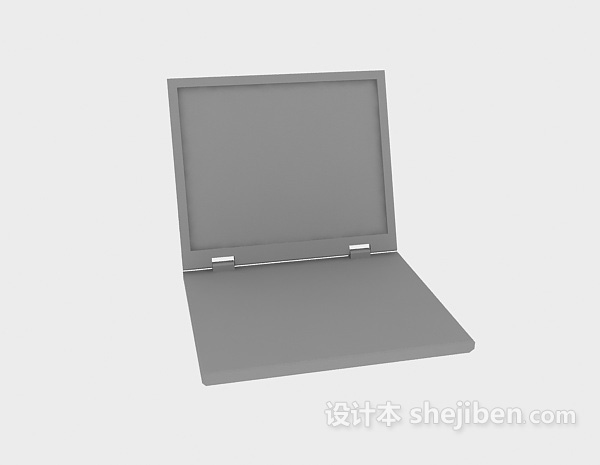 设计本5台笔记本电脑3d模型下载