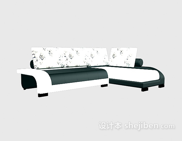 设计本现代风格多人沙发83d模型下载