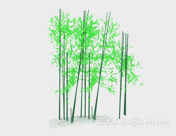 竹子3d模型下载