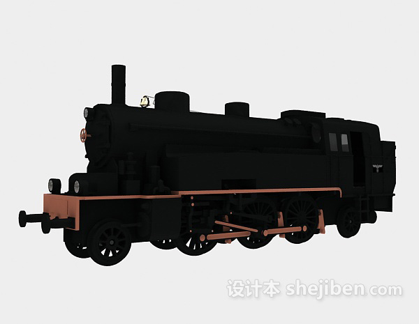 设计本火车3d模型下载