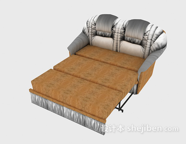 现代风格折叠沙发3d模型下载