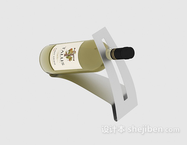 酒瓶3d模型下载