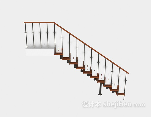 免费楼梯3d模型下载