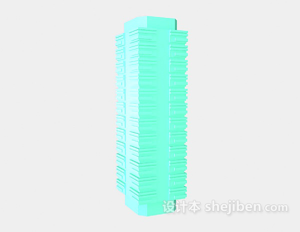 设计本浮雕柱3d模型下载