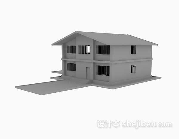 设计本小房子3d模型下载