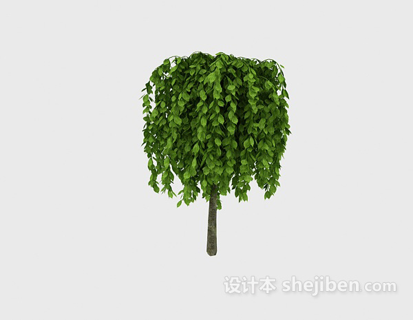 现代风格树木3d模型下载