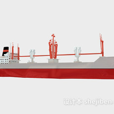 海洋石油船3d模型下载