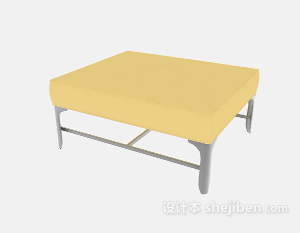 现代风格沙发凳3d模型下载