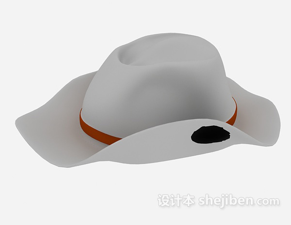 现代风格帽子3d模型下载