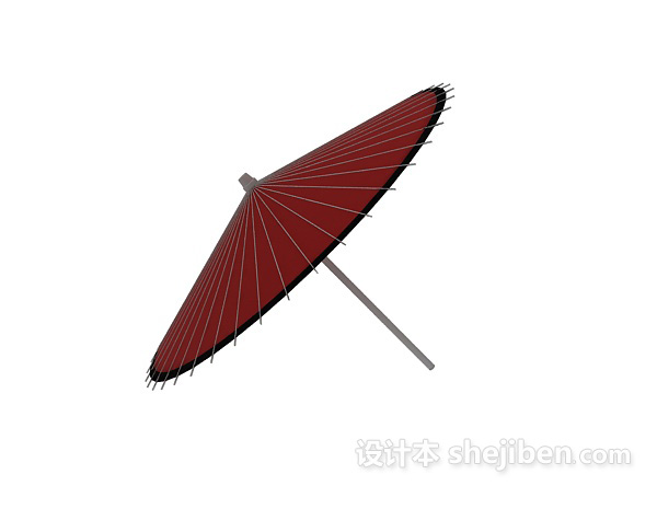 设计本太阳伞3d模型下载
