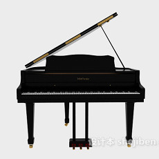 钢琴43d模型下载