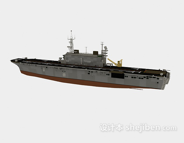 设计本航空母舰3d模型下载