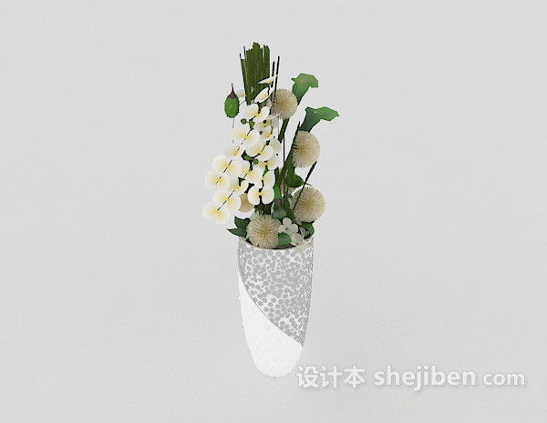 免费玻璃花瓶库3d模型下载