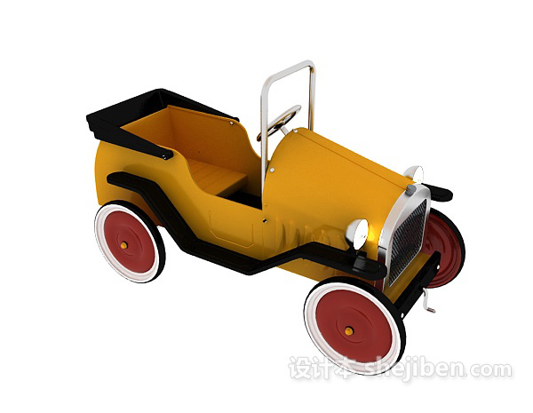 儿童玩具老爷车3d模型下载