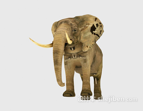 设计本泰国大象3d模型下载