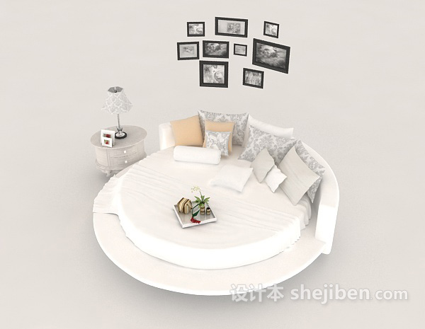 床照片墙3d模型下载