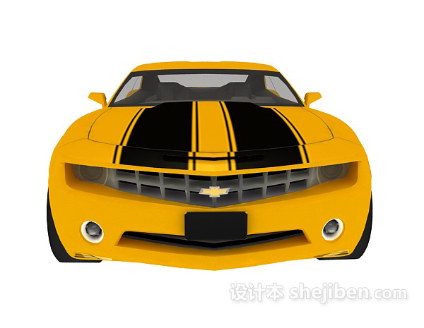 免费大黄蜂原型雪佛兰车3d模型下载