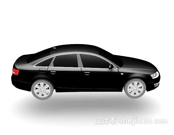 免费奥迪a6高级轿车3d模型下载